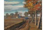 Zavickis Matīss (1911–1988), Lauku ainava, 1949 g., audekls, eļļa, 48 x 60 cm...